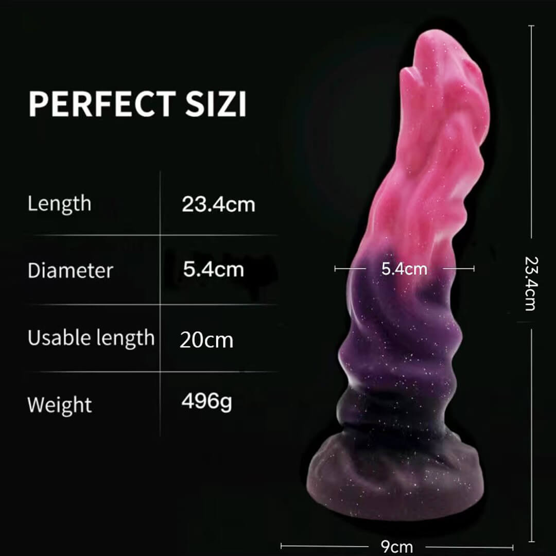 Gode Monstre Fantaisie 9 pouces Violet