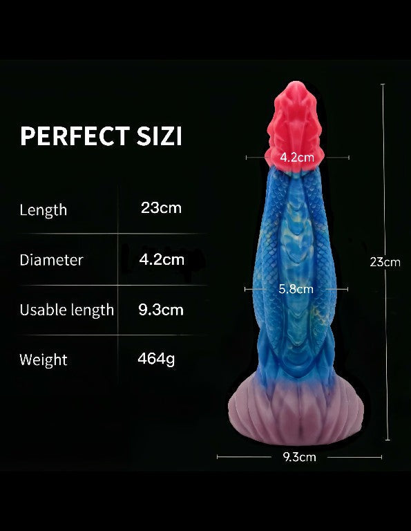 Gode tentacule monstre en silicone de 22,9 cm avec pointes
