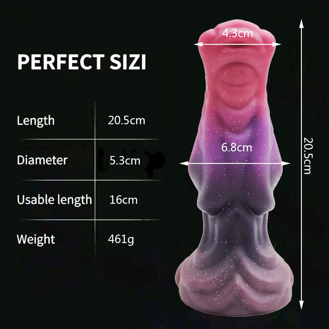 Gode Monstre Noué Fantaisie 20,3 cm Violet
