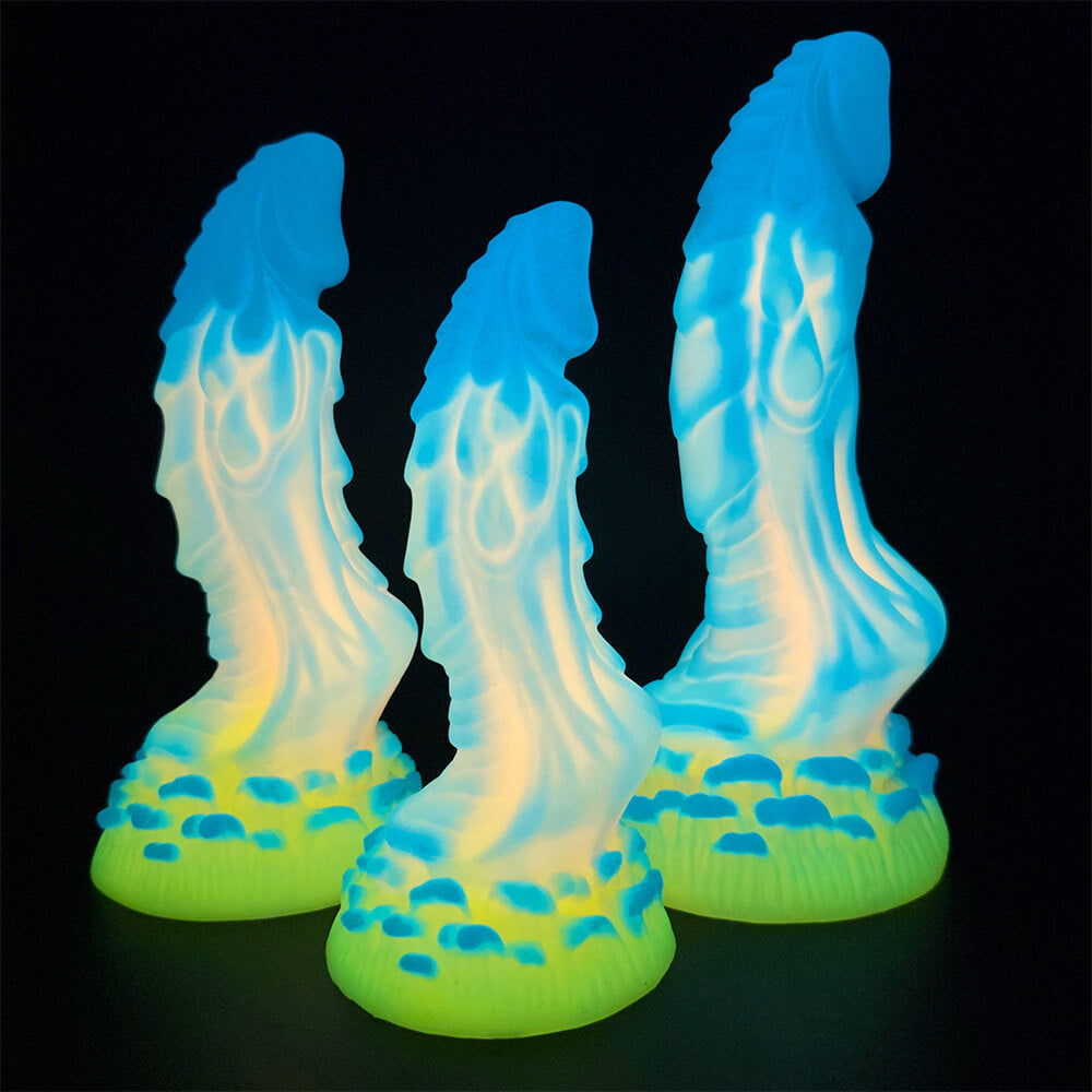 Gode Monstre en Silicone de 9 pouces qui brille dans le noir