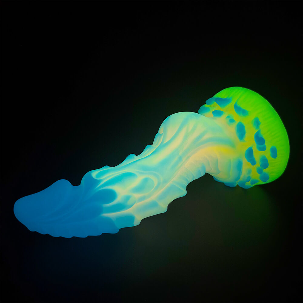 Gode Monstre en Silicone de 9 pouces qui brille dans le noir