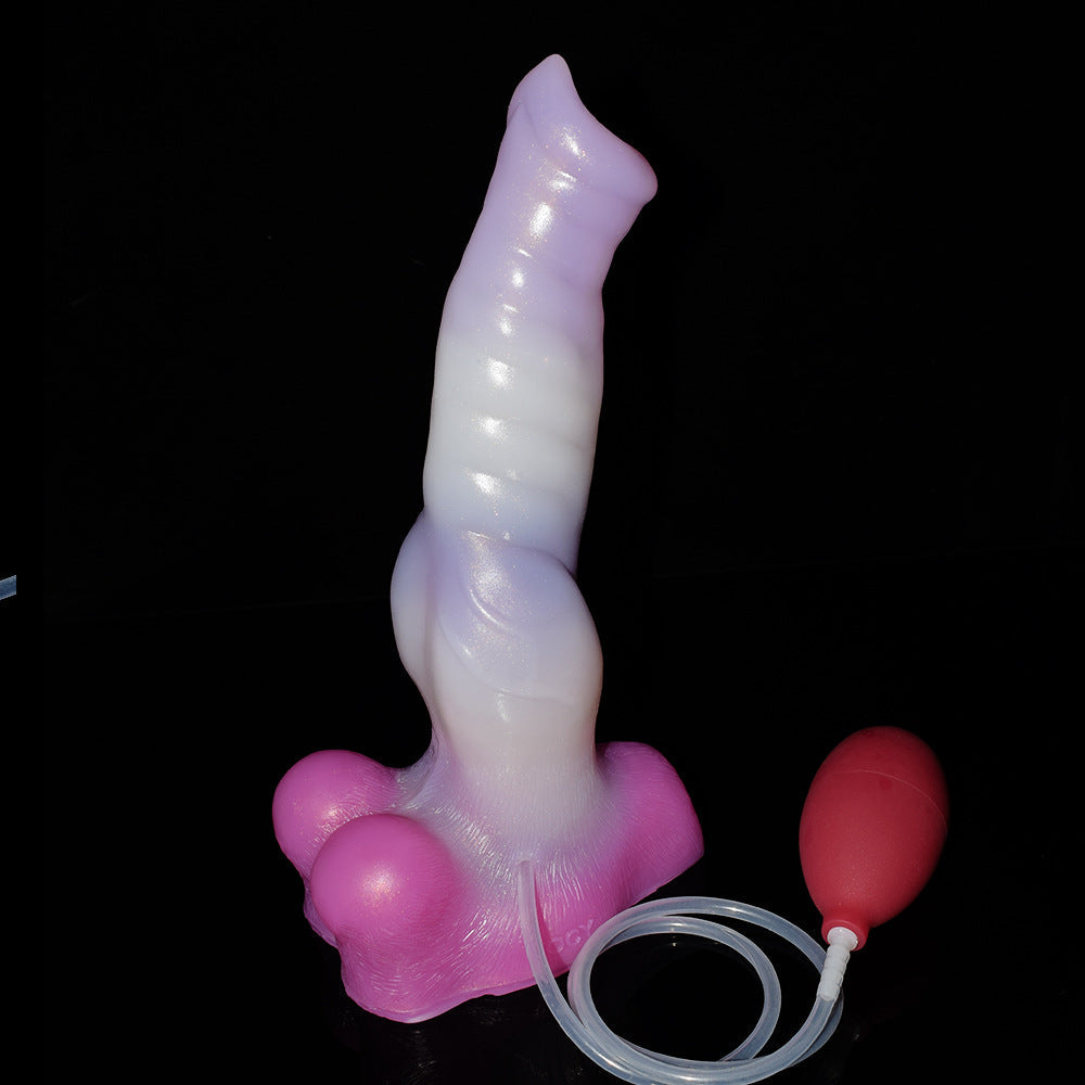 DILDO SQUIRTING DOG SILICONE 10 POUCES ÉJACULANT