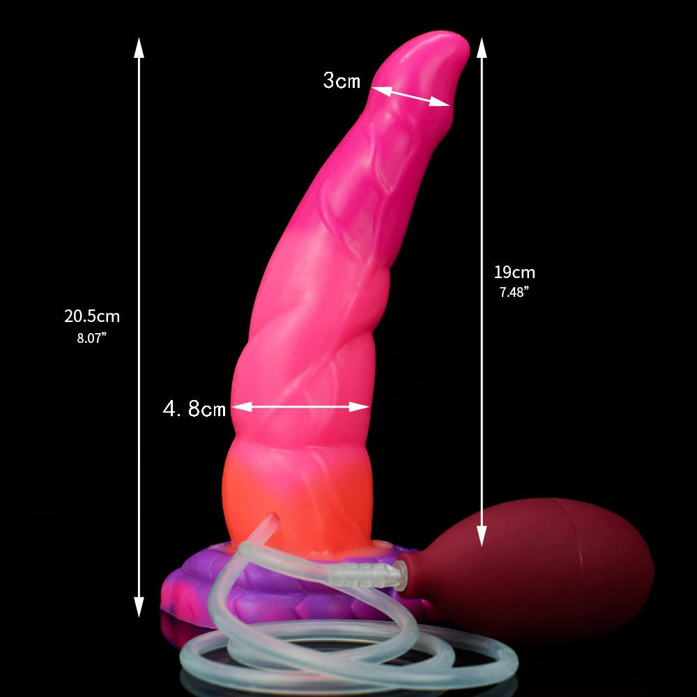MONSTER TOYS ANAL DILDO 8 INCH PINK SOFT