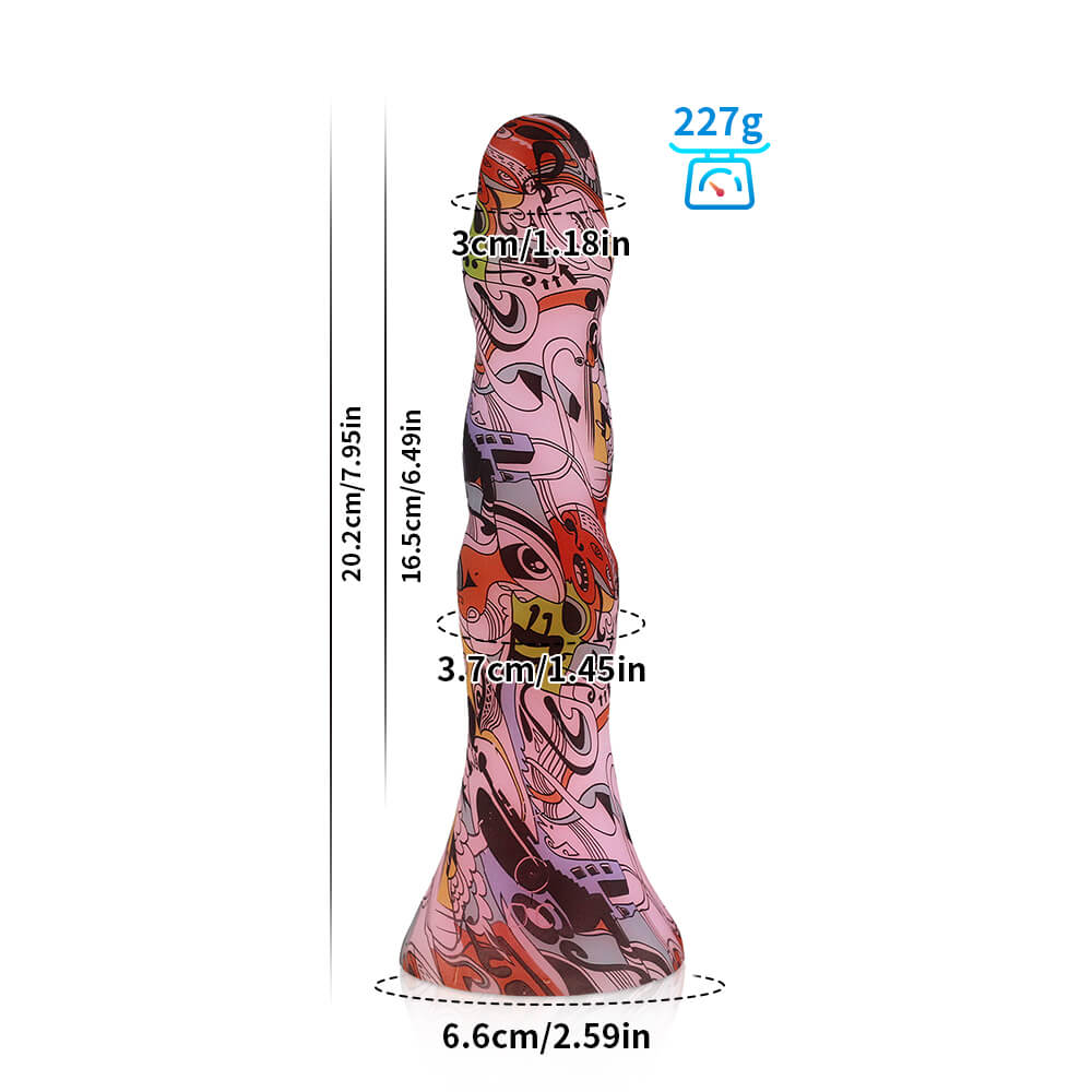 MONSTER DILDO ANAL WEIRD SILICONE 7 INCH