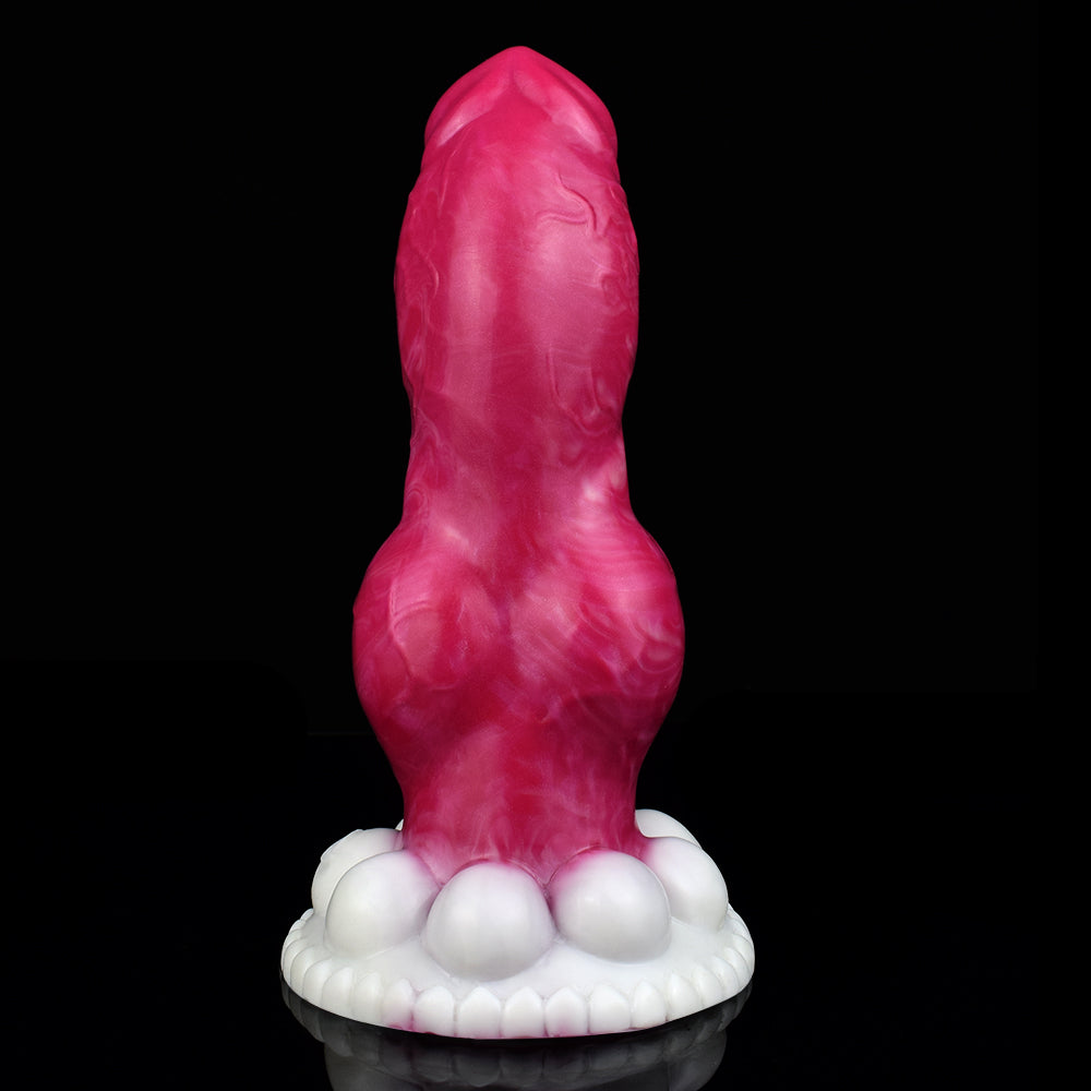 DILDO FANTASY SILICONE POUR CHIEN 8 POUCES ROUGE