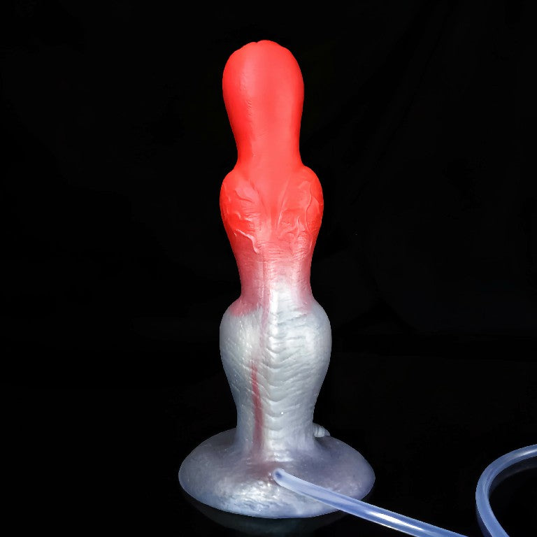 DILDO NOUÉ ÉJACULATEUR EN SILICONE 8 POUCES