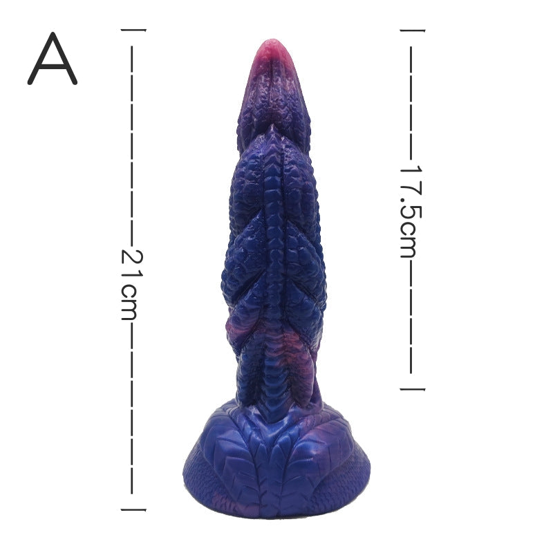 DILDO MONSTRE NOUÉ EN SILICONE 8 POUCES ANIMAL