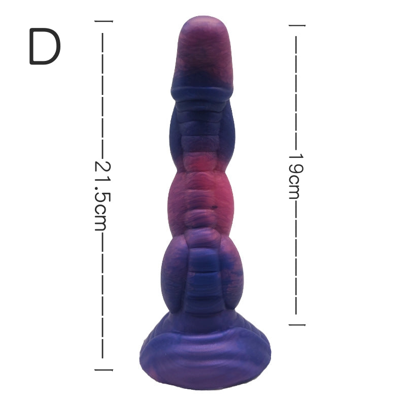 DILDO MONSTRE NOUÉ EN SILICONE 8 POUCES ANIMAL