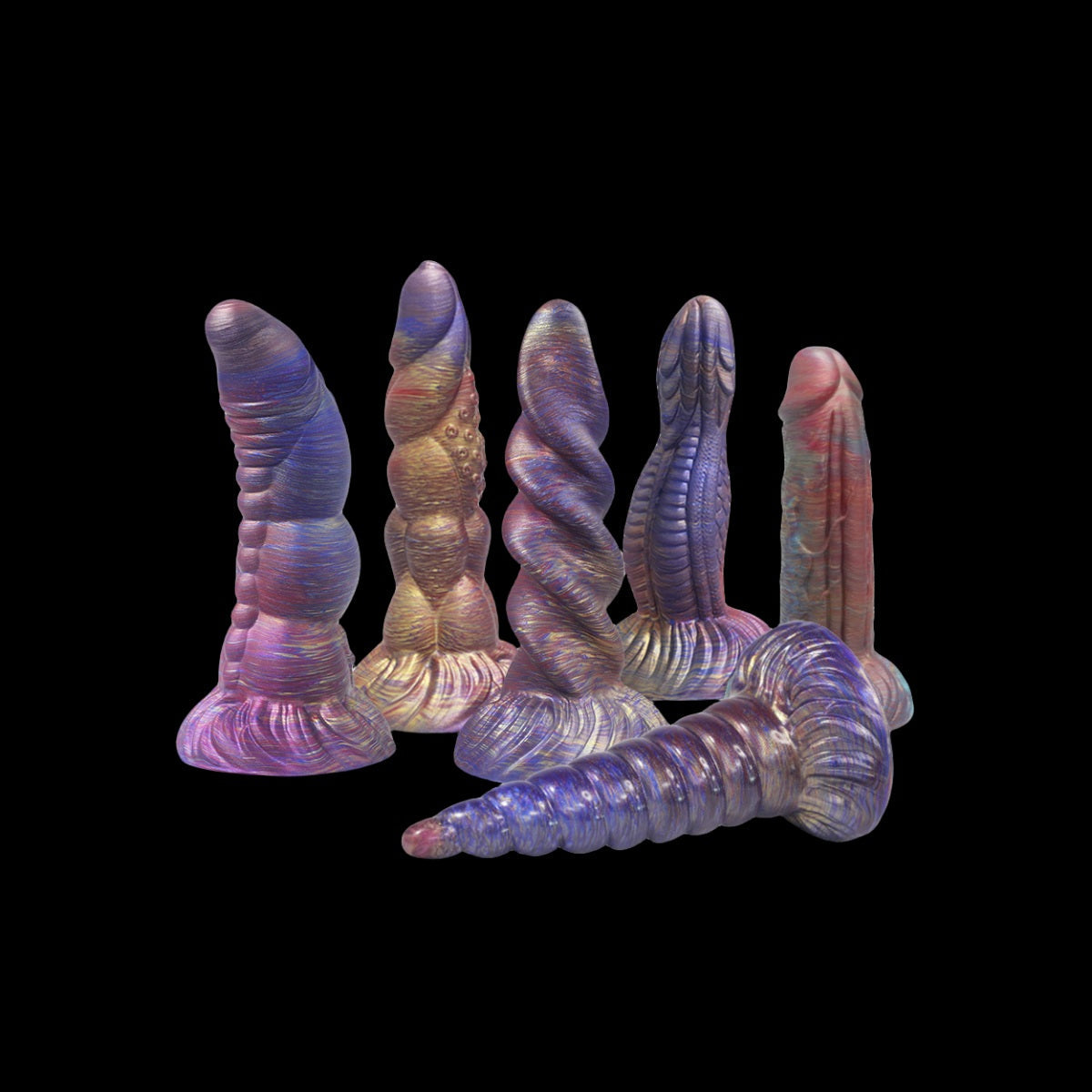 Gode Monstre Weird Fantasy Silicone 20,3 cm Violet