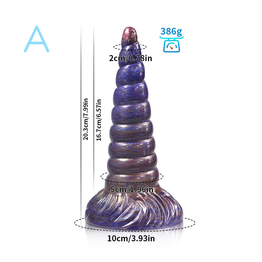 Gode Monstre Weird Fantasy Silicone 20,3 cm Violet