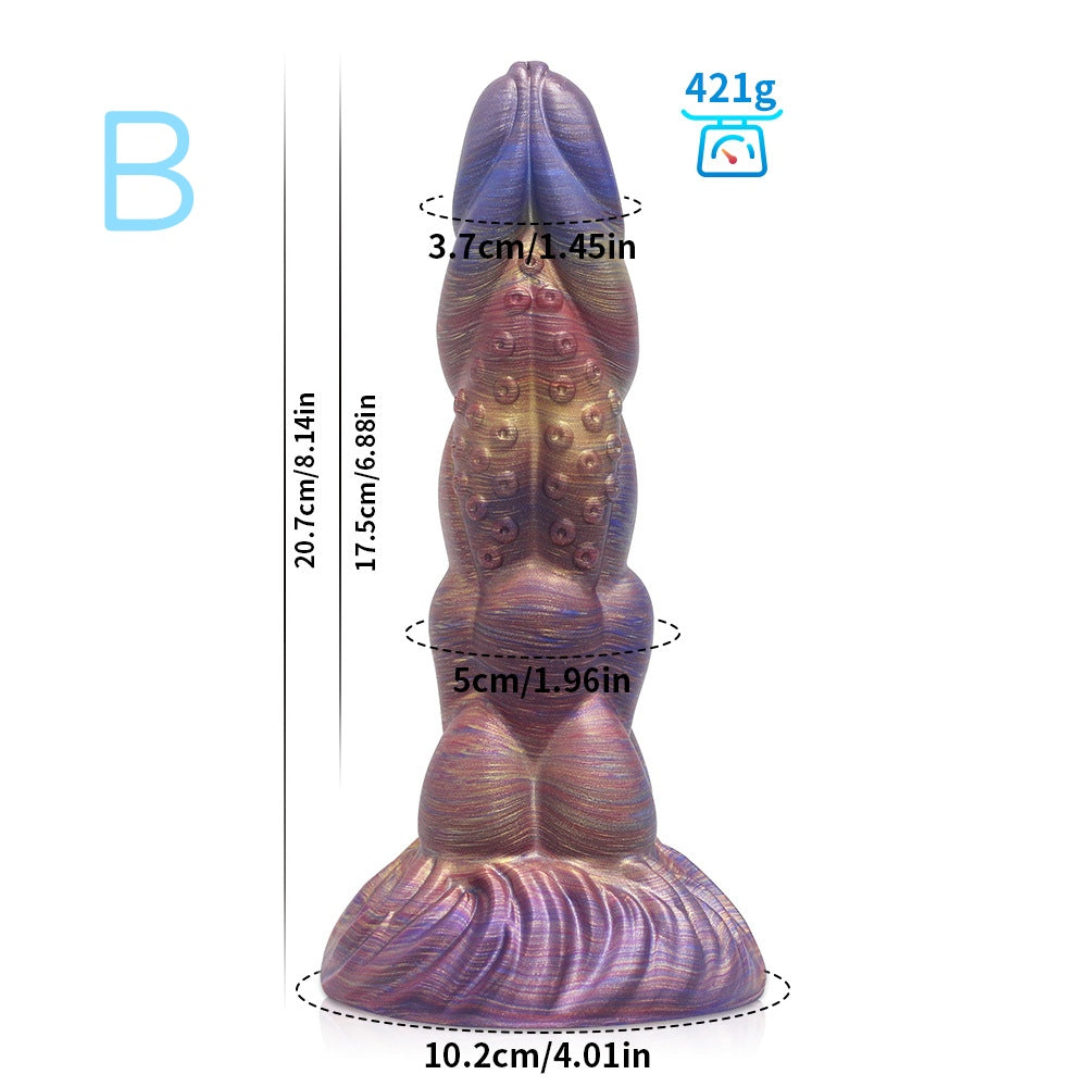 Gode Monstre Weird Fantasy Silicone 20,3 cm Violet