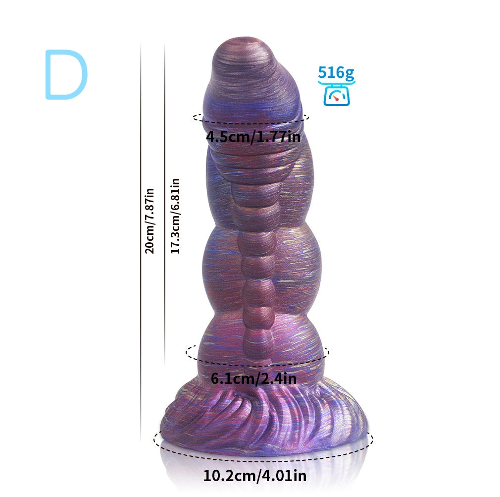 Gode Monstre Weird Fantasy Silicone 20,3 cm Violet