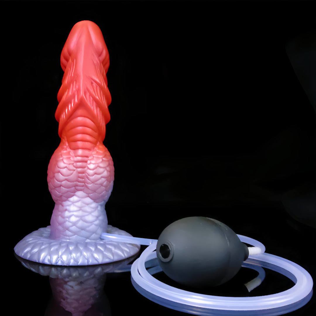 DILDO SQUIRTING EJACUL SILICONE 8 POUCES