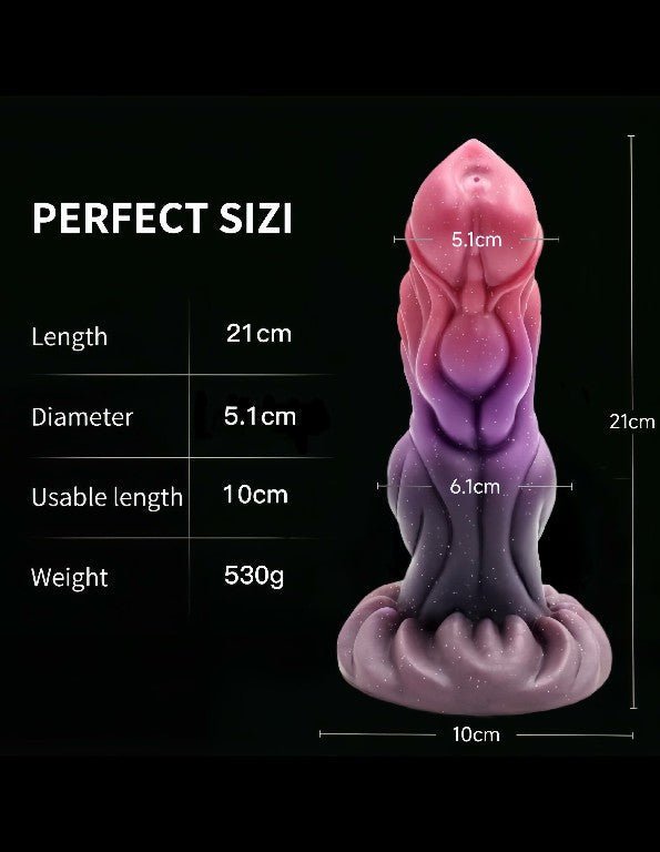 Gode Monstre en Silicone Noué 8 pouces