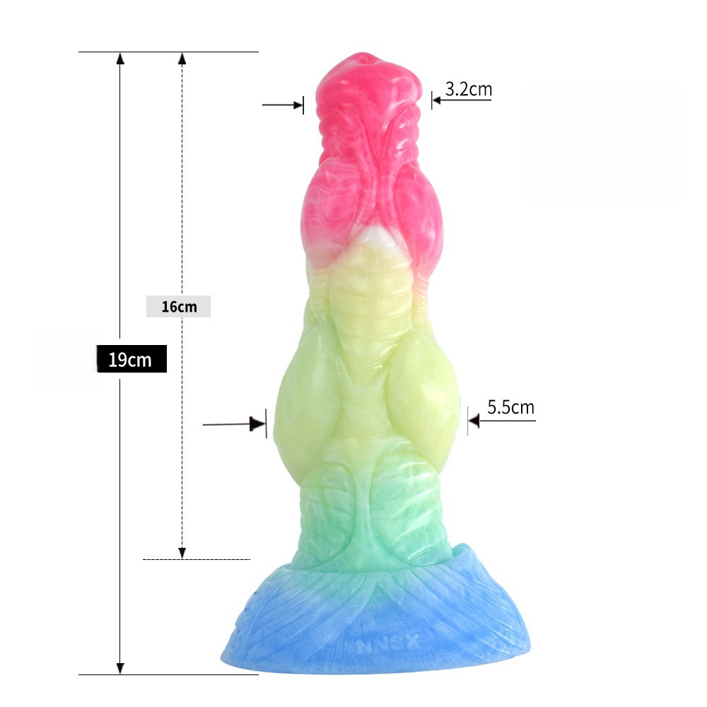 a colorful dildo