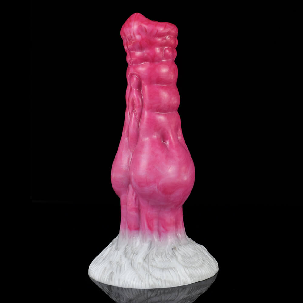 Gode Monstre Noué En Silicone 7 Pouces Rose