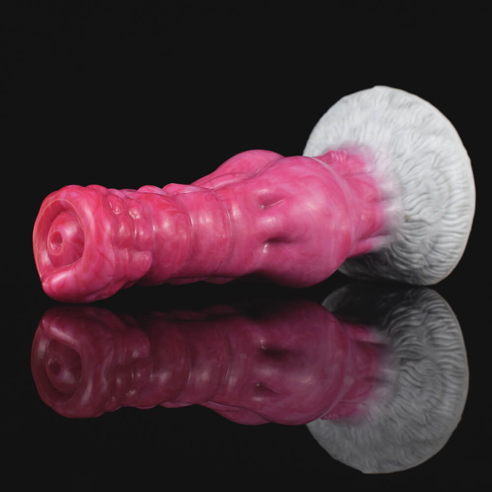 Gode Monstre Noué En Silicone 7 Pouces Rose