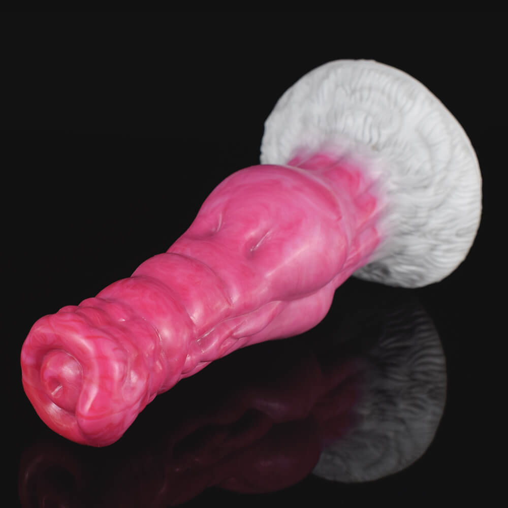 Gode Monstre Noué En Silicone 7 Pouces Rose