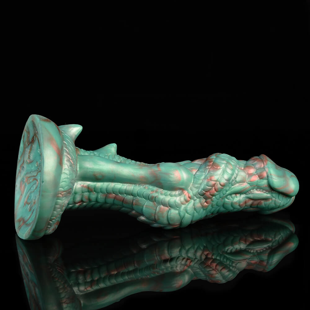 DILDO NOUÉ MONSTRE SILICONE 8 POUCES FANTASY