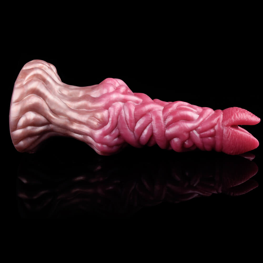 Gode Monstre Noué Fantaisie Silicone 8 pouces Rose