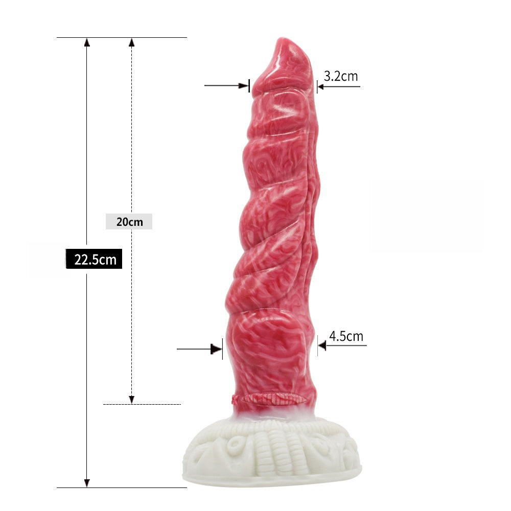 a knotted dildo