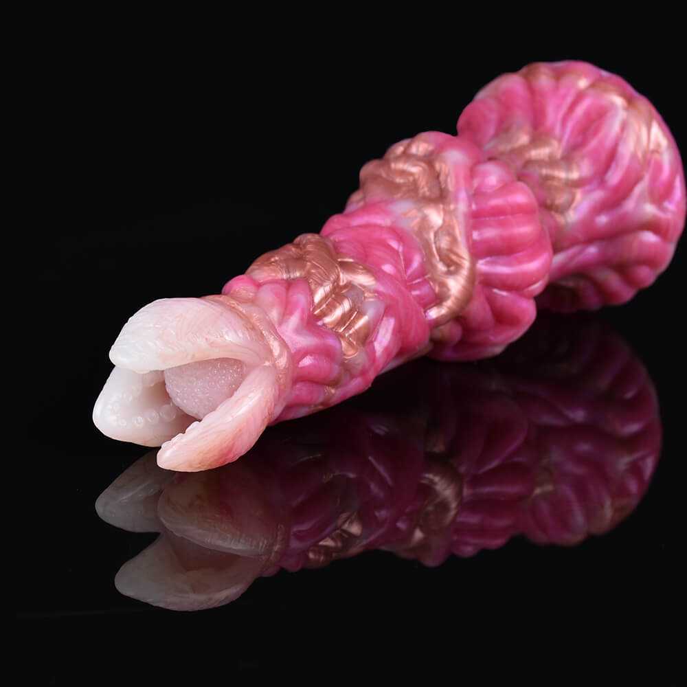 DILDO MONSTRE NOUÉ EN SILICONE 8 POUCES FANTASY