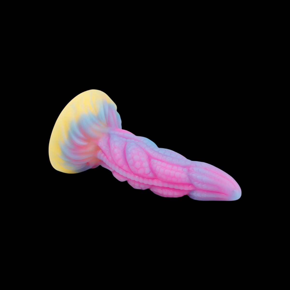 MONSTER DILDO ANAL GLOW IN THE DARK SILICONE 7 INCH