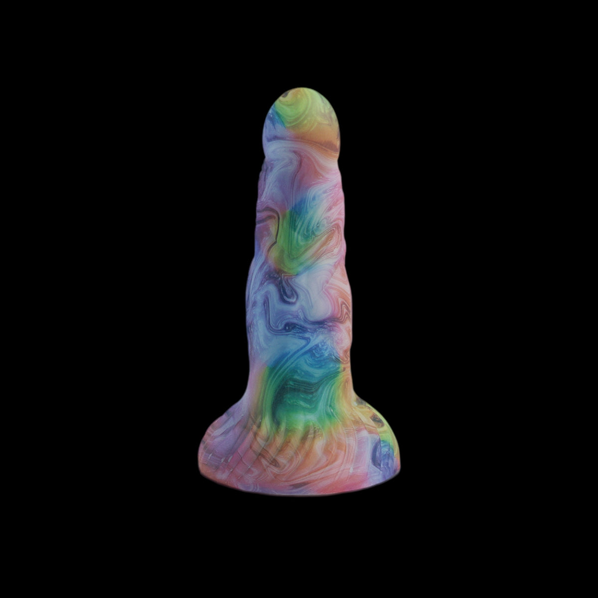 DILDO NOUÉ FANTASY SILICONE 7 POUCES BRILLE DANS LE NOIR
