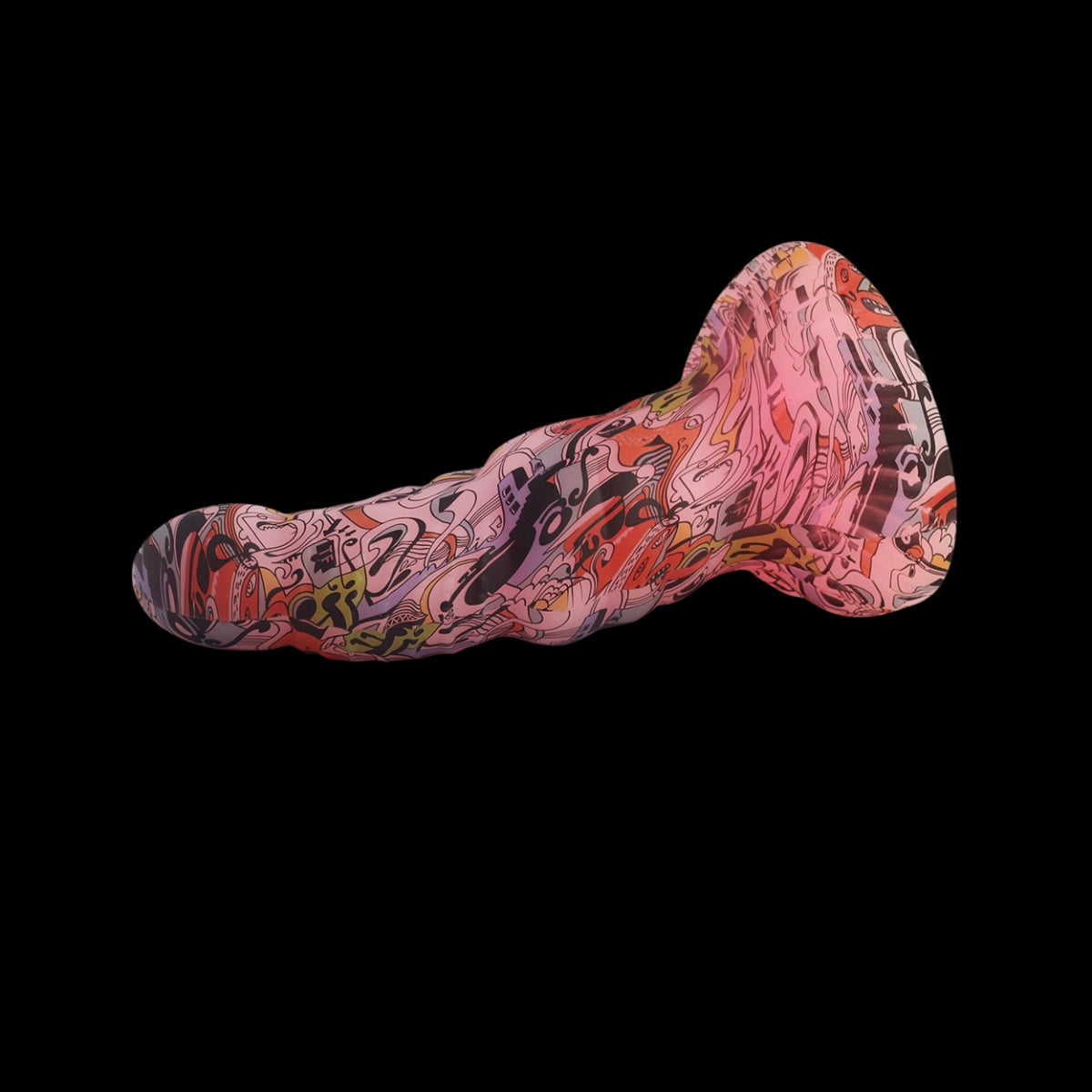 DILDO NOUÉ MONSTRE EN SILICONE 7 POUCES BRILLE DANS LE NOIR