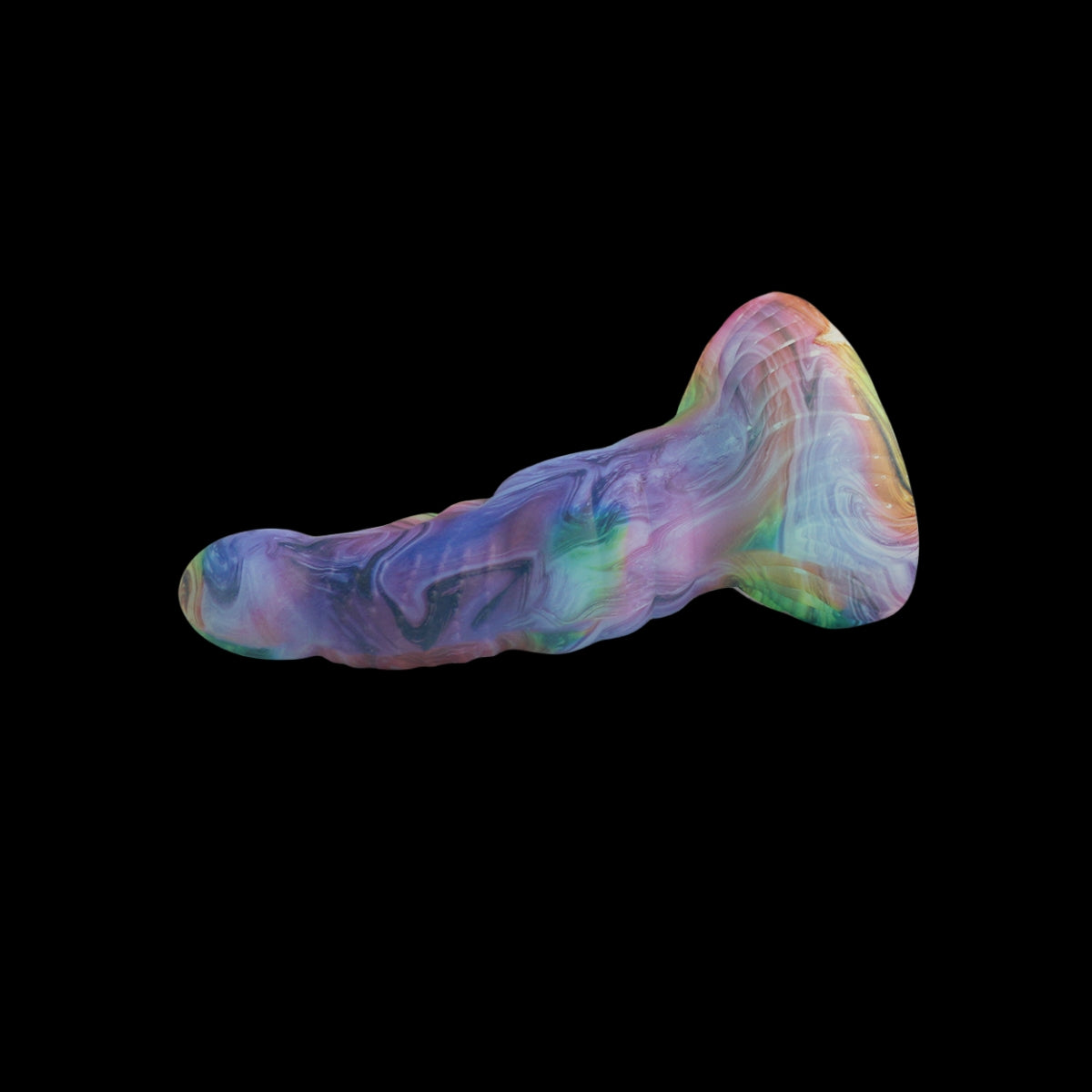 DILDO NOUÉ FANTASY SILICONE 7 POUCES BRILLE DANS LE NOIR