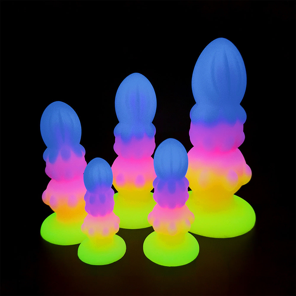 MALE ANAL TOYS GLOW IN THE DARK SILICONE 7