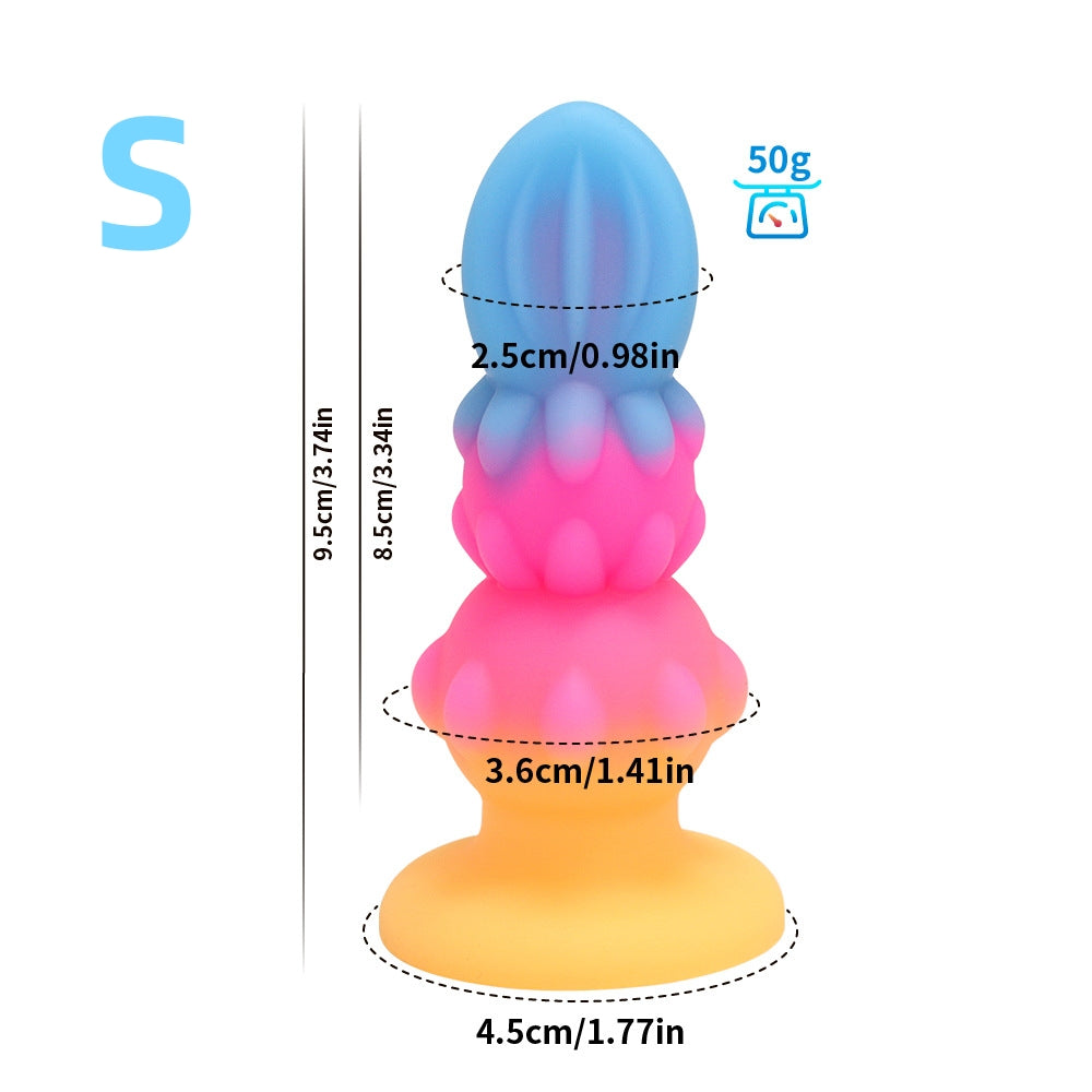 MALE ANAL TOYS GLOW IN THE DARK SILICONE 7