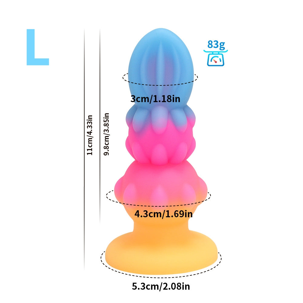 MALE ANAL TOYS GLOW IN THE DARK SILICONE 7