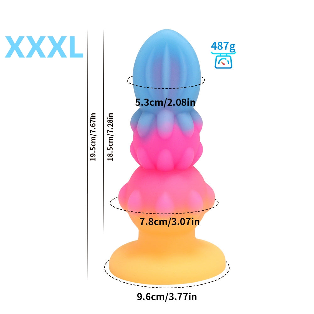 MALE ANAL TOYS GLOW IN THE DARK SILICONE 7