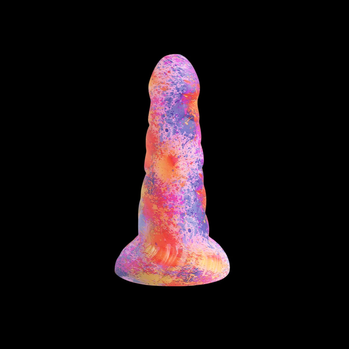 Gode Monstre en Silicone Noué 7 pouces Brille dans le Noir