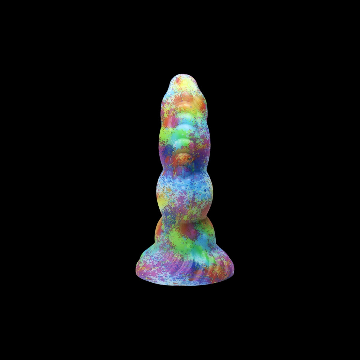 DILDO NOUÉ MONSTRE EN SILICONE 7 POUCES BRILLE DANS LE NOIR