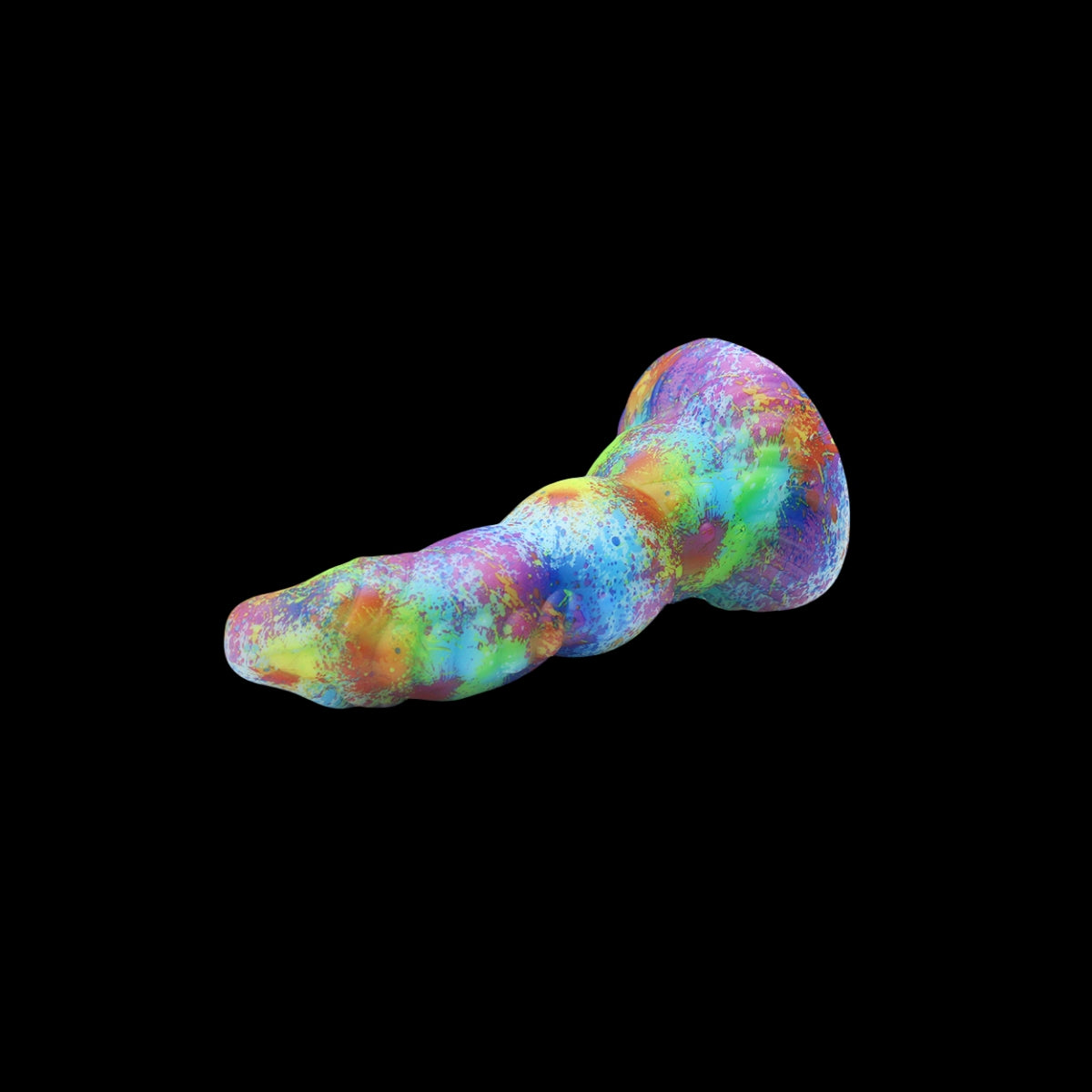 DILDO NOUÉ MONSTRE EN SILICONE 7 POUCES BRILLE DANS LE NOIR