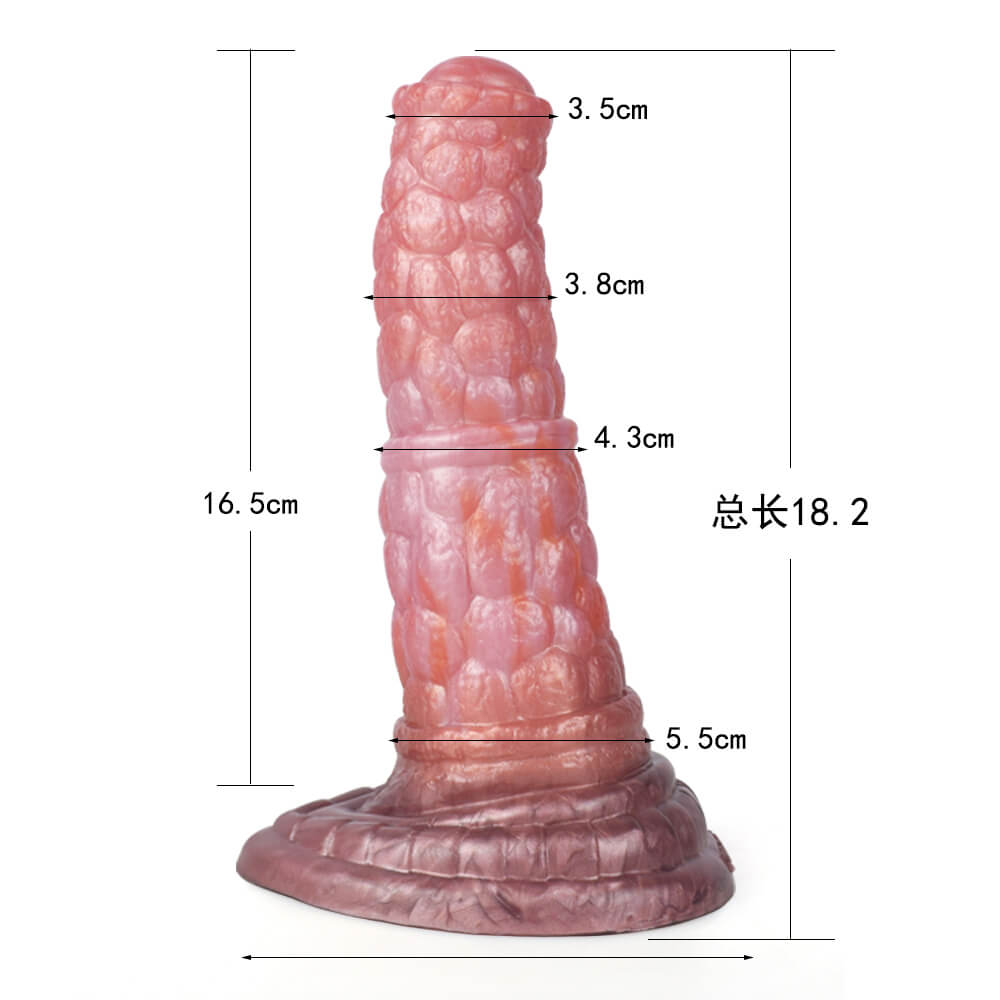 HORSE DILDO ANAL SILICONE 7 INCH FLESH