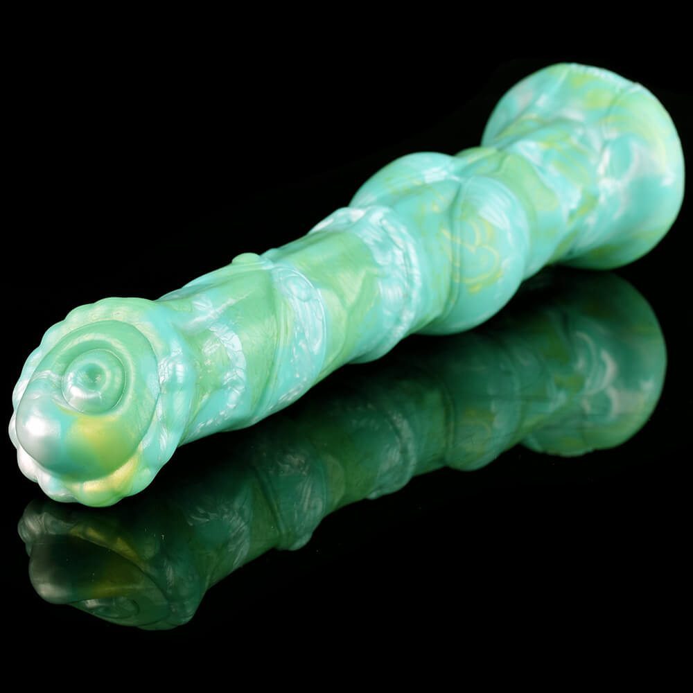 HORSE DILDO ANAL GIANT SILICONE 12 INCH GREEN