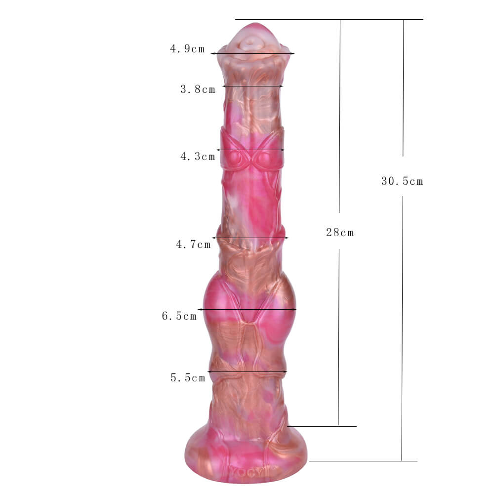 HORSE DILDO ANAL GIANT SILICONE 12 INCH PINK