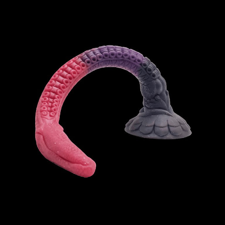 HUGE ANAL TOYS TENTACLE 19 INCH SILICONE DILDO