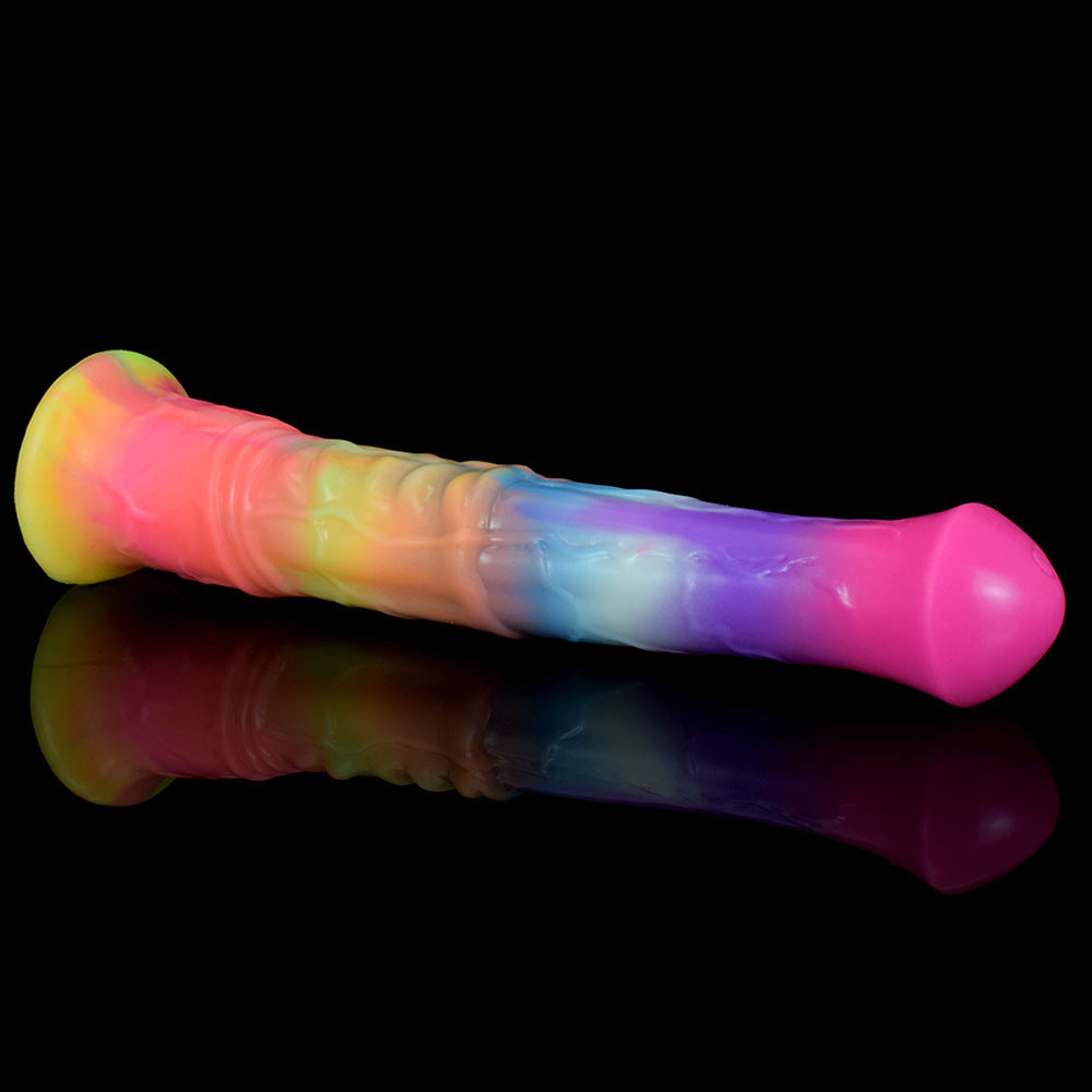 HORSE DILDOS ANAL GIANT GLOW IN THE DARK SILICONE 11 INCH