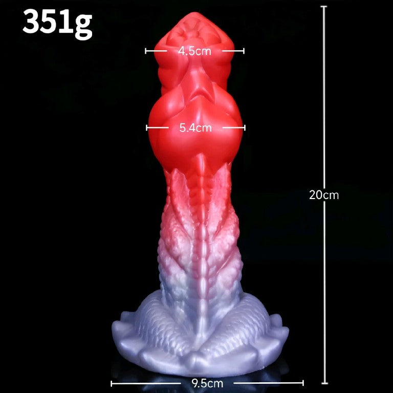 Gode Monstre en Silicone Noué 7 pouces