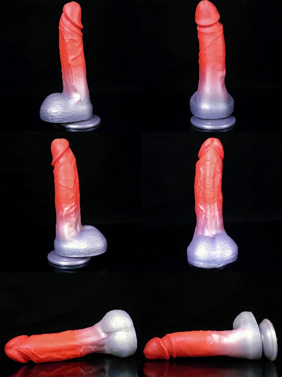 DILDO RÉALISTE À VENTOUSE EN SILICONE MONSTRE DE 8 POUCES