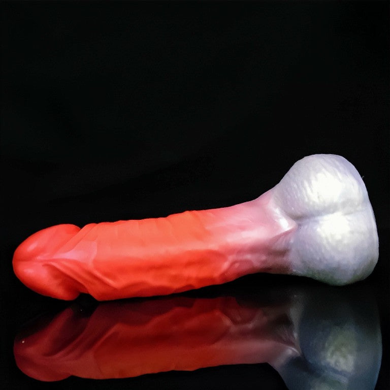 DILDO RÉALISTE À VENTOUSE EN SILICONE MONSTRE DE 8 POUCES