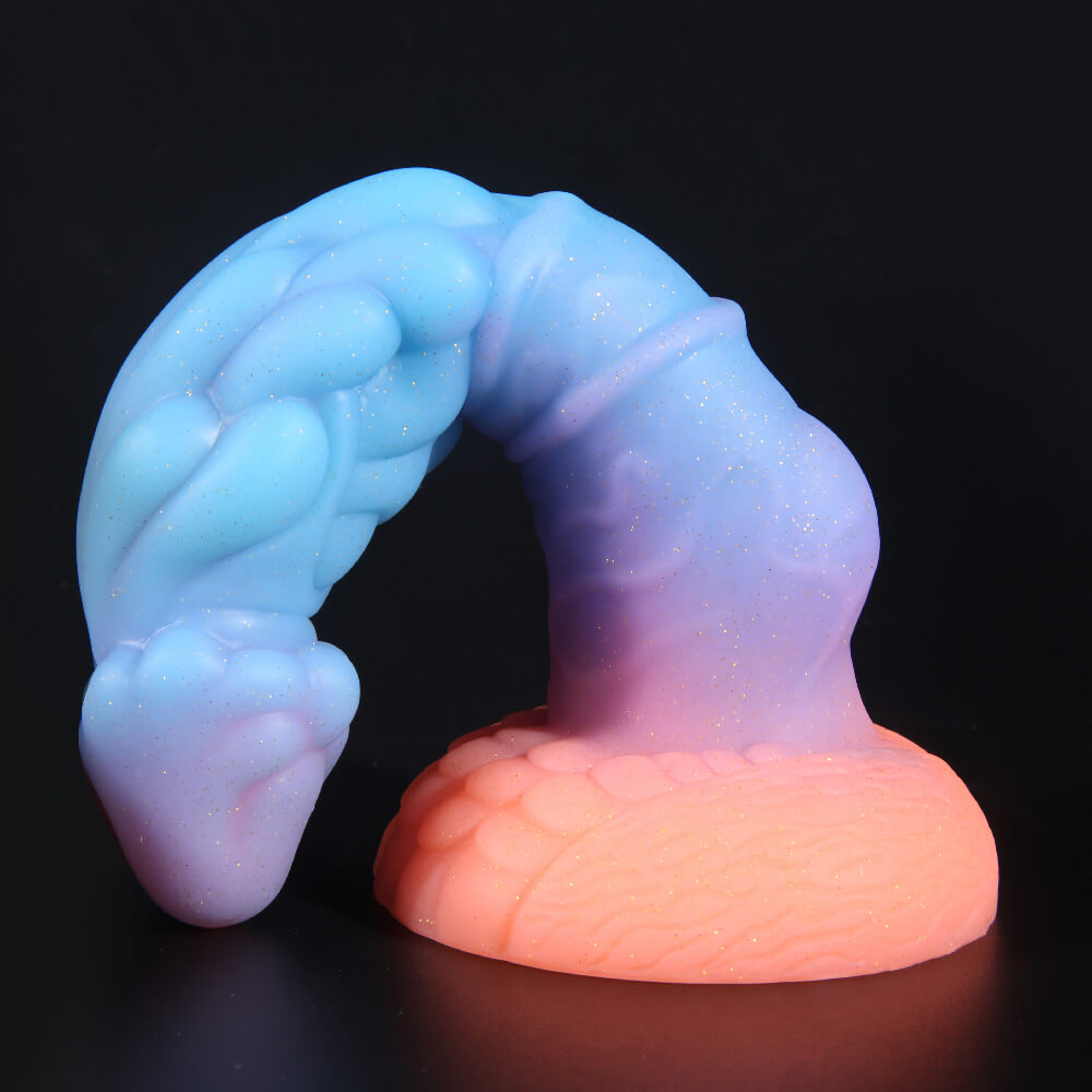 Gode Monstre en Silicone de 20,3 cm qui brille dans le noir
