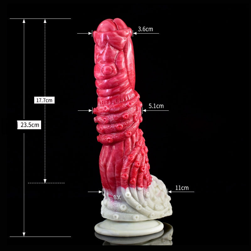 a pink octopus dildo
