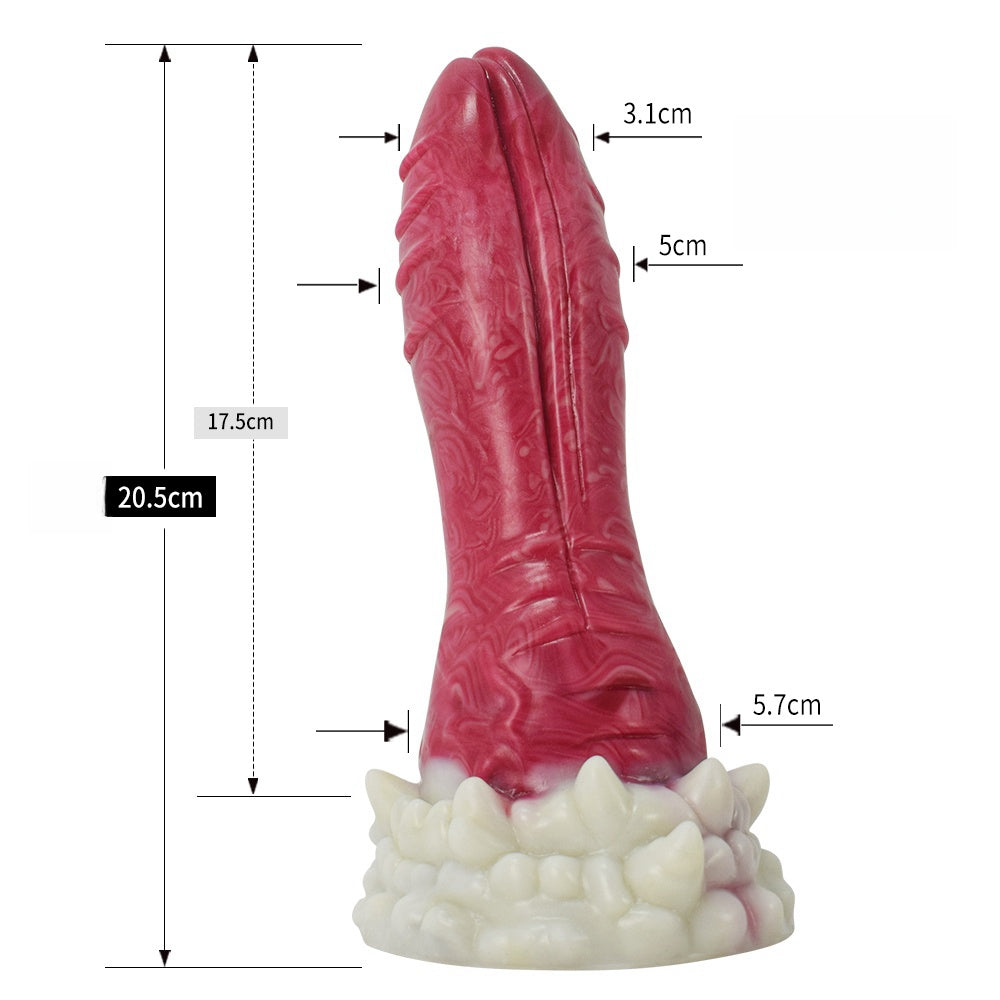 a pink animal dildo