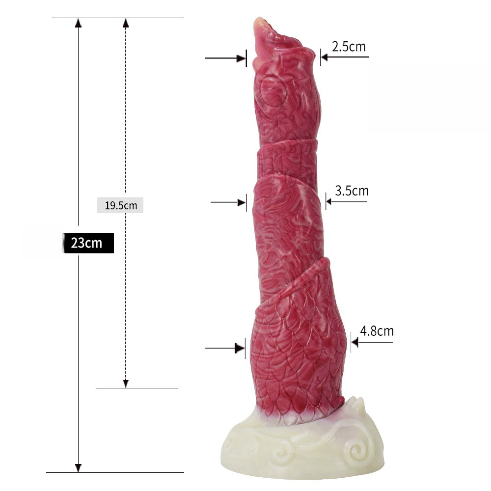 a pink animal dildo