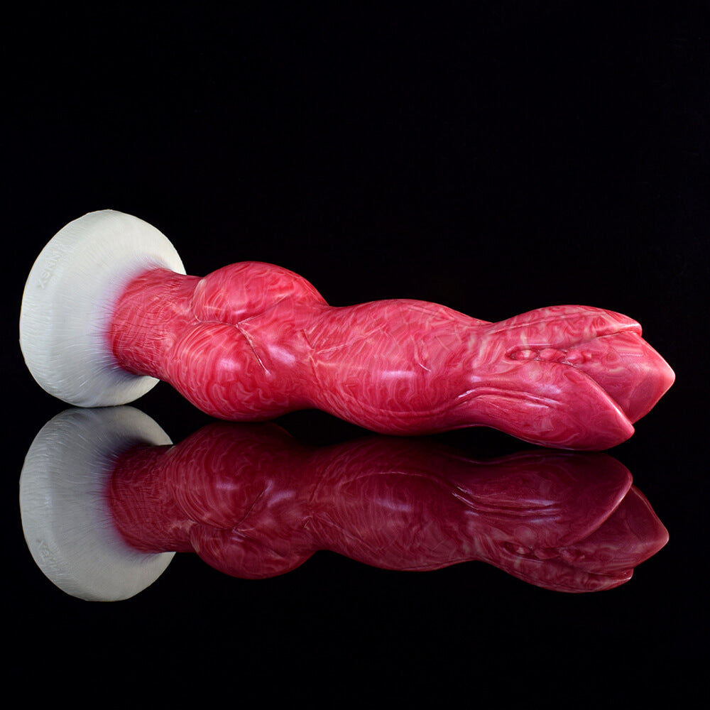 a pink dog dildo